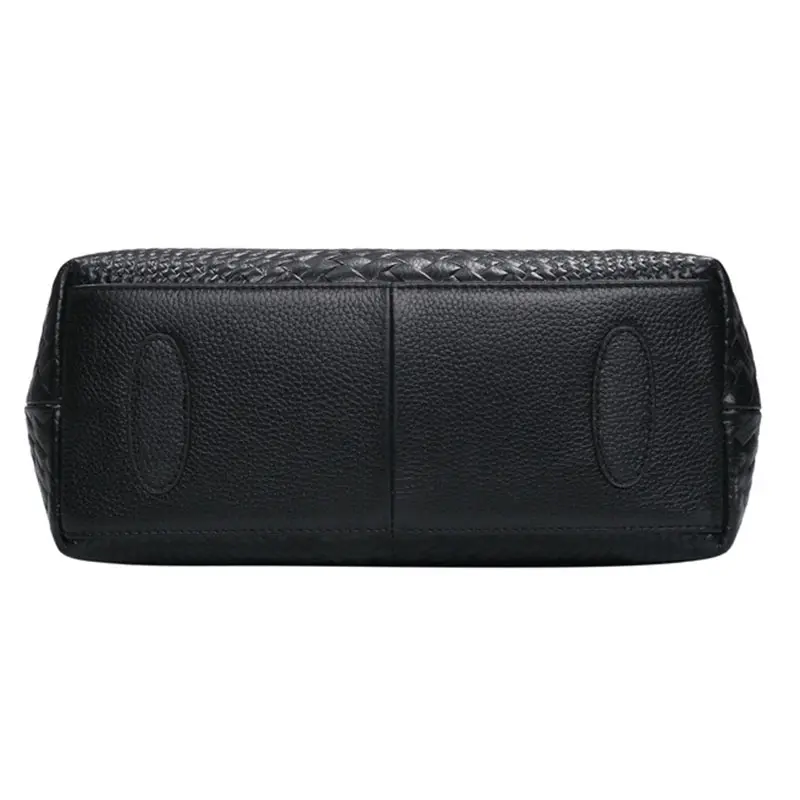 Genuine Leather Women's Woven Bag Crossbody Small