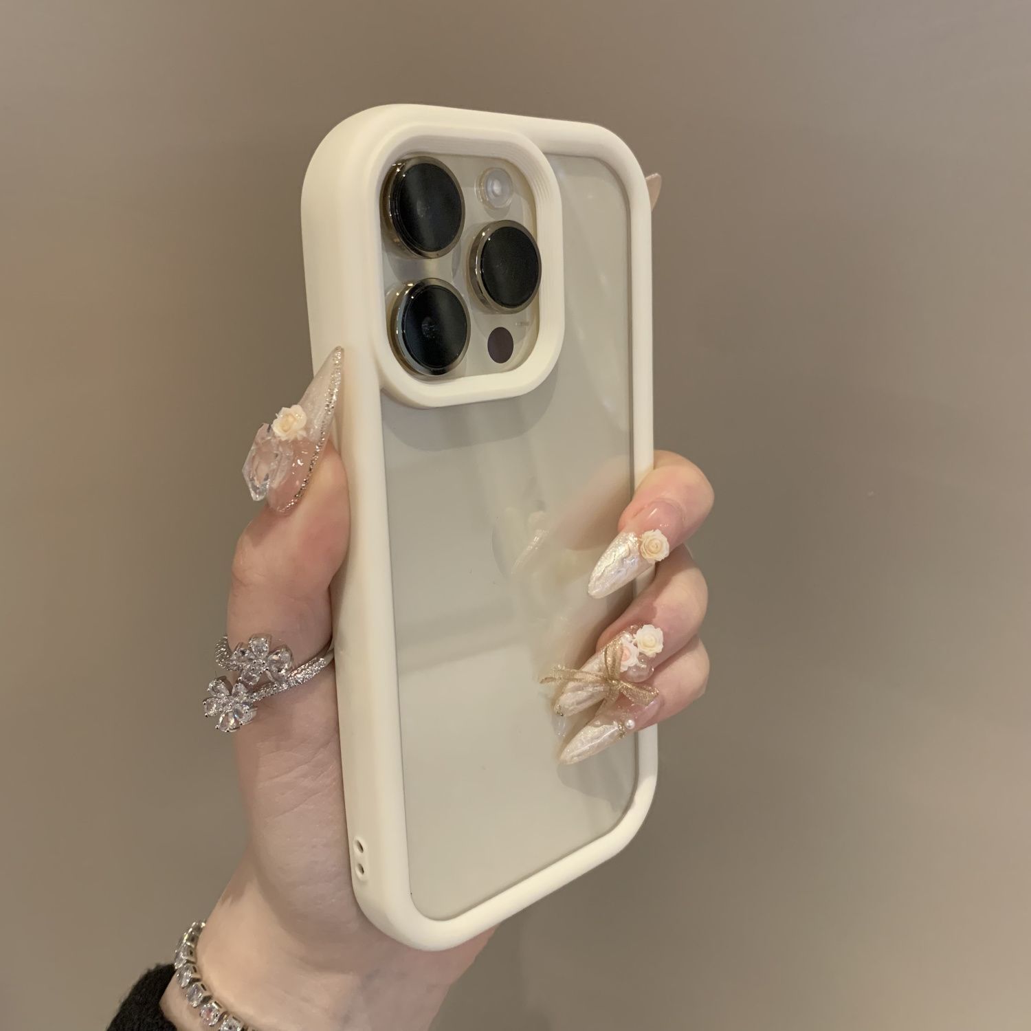 Advanced Solid Color Transparent Drop-resistant Phone Case - Image 7