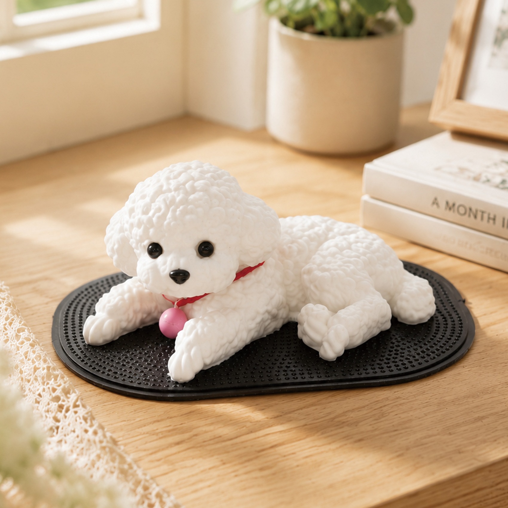 Cute Trendy Car Decoration A Bouncy Little Dog Figurine 3