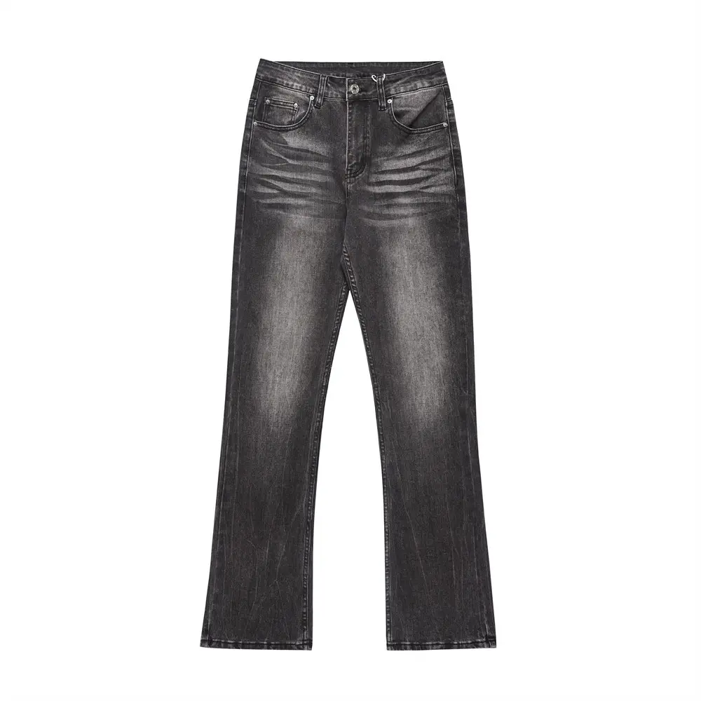 Washed Wear-white Jeans for Men