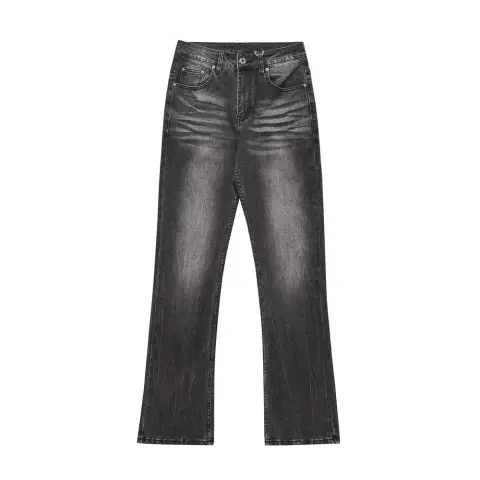 Washed Wear-white Jeans for Men
