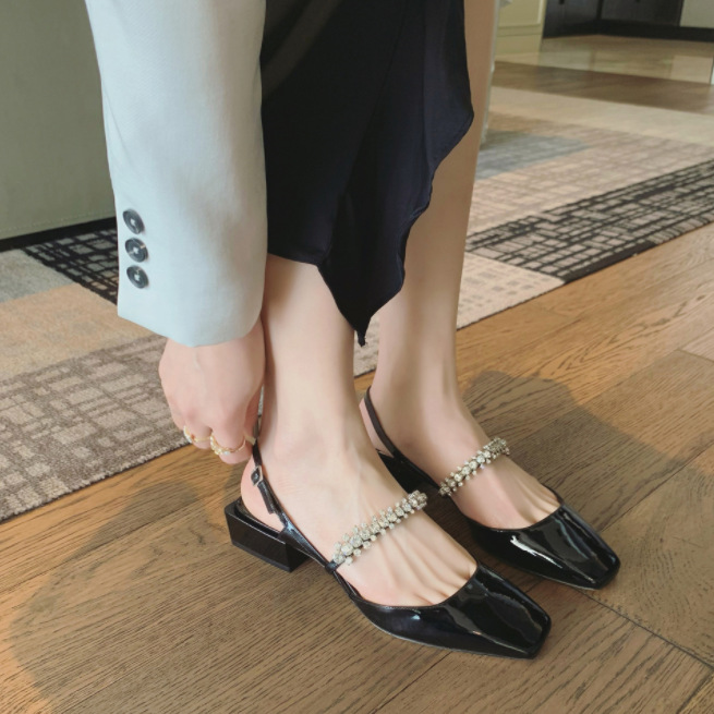 Women's Chunky-heel Mary Jane Sandals