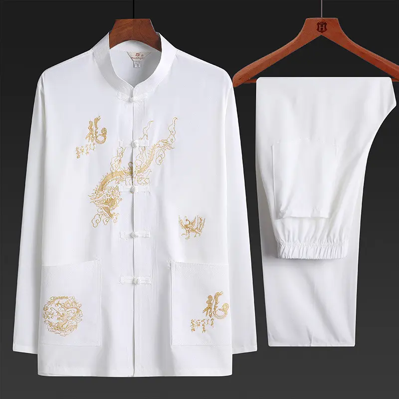 Men's Middle-aged and Elderly Spring and Autumn Clothes Two-piece