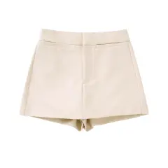 Women's Fashion Short Coat Skort Suit - Shorts-S - View 1