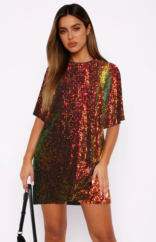 V Neck Sequin Skirt Set A Loose Elegant And Refined Dress E25Z1145 13Jm# Xl - Shop at LoveMi