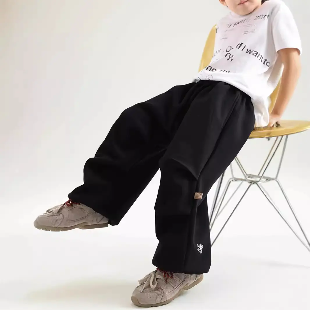 Autumn And Winter Children's Clothing Fleece-lined Casual