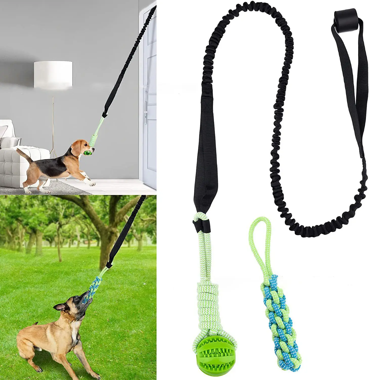 Dog Tug Of War Rope Molar Cleaning