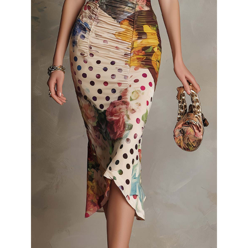 Waist-cinching Figure-flattering Evening Gown