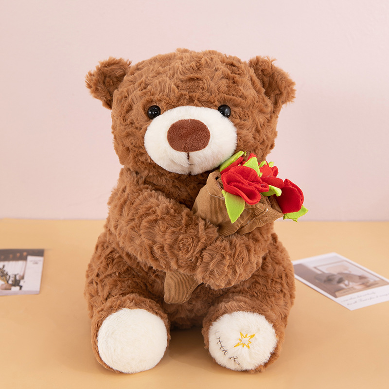 Rose Teddy Bear Plush Toy