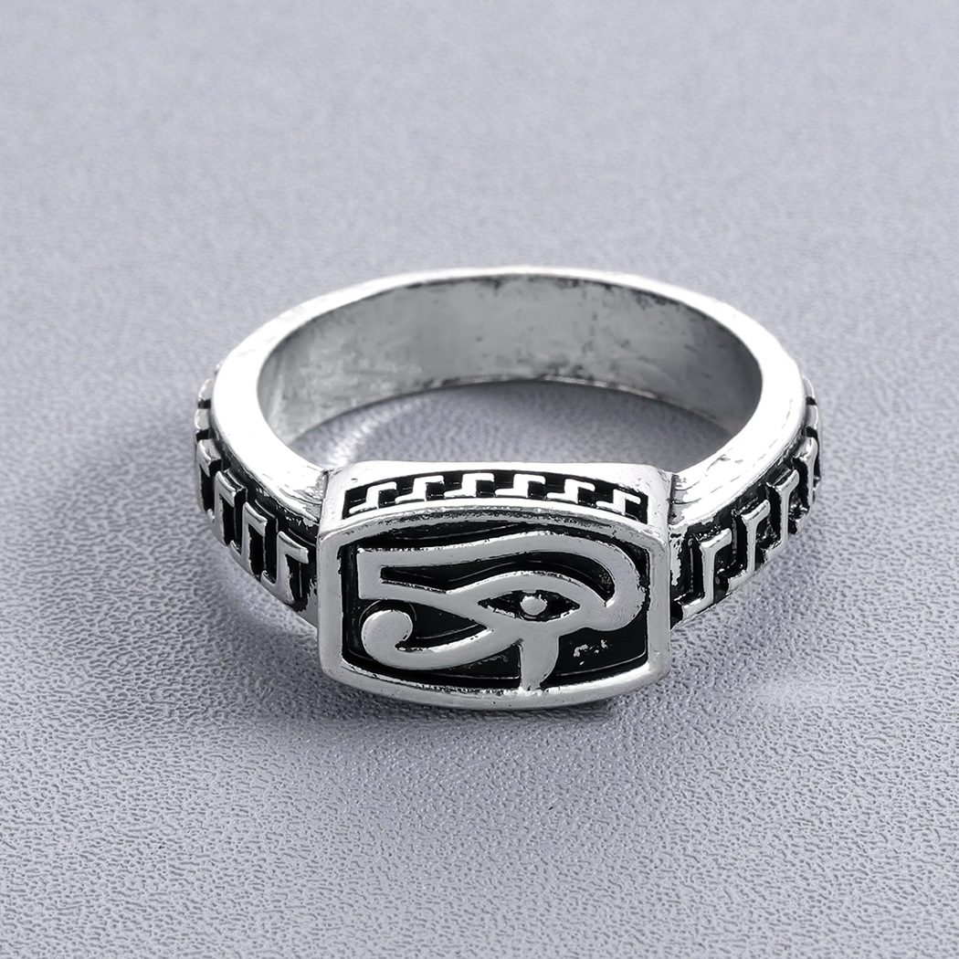 Men's And Women's Fashion Simple Thai Silver Retro Ring