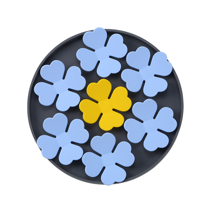 Round Yellow Light Blue