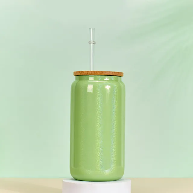 16oz Borosilicate Cola Coffee Cup Green - Shop at LoveMi