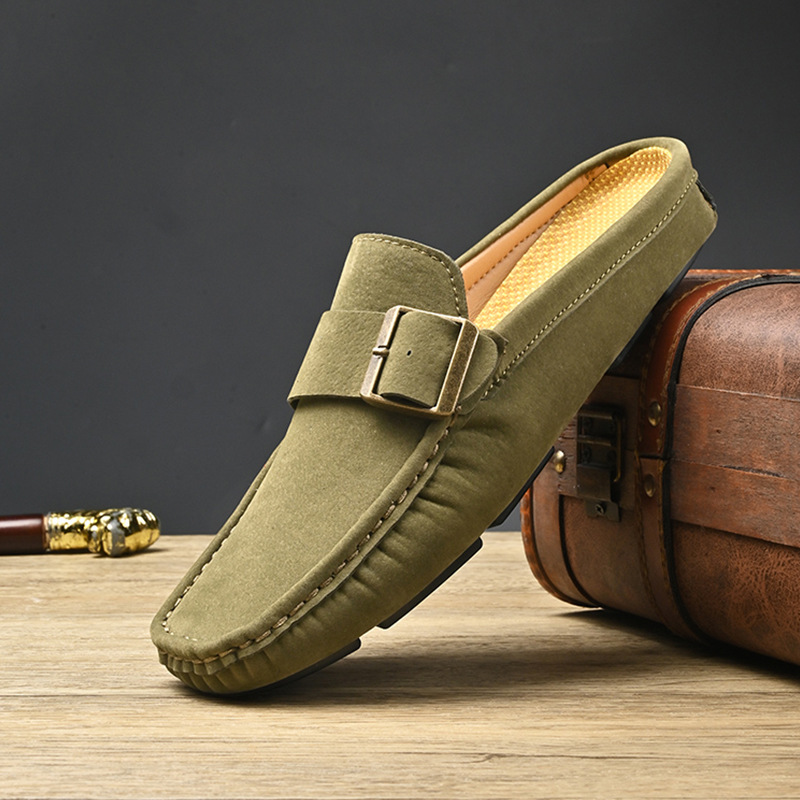 Mens Suede Leather Business-Casual Dress Shoes