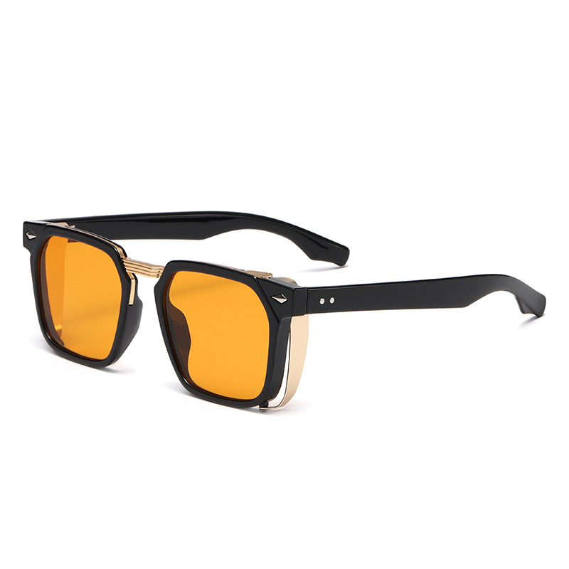 Retro Personalized Rice Nail Y2k Box Sunglasses