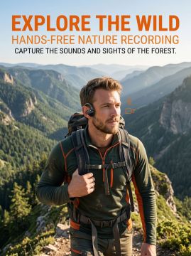 New Smart Camera Bluetooth Earphones