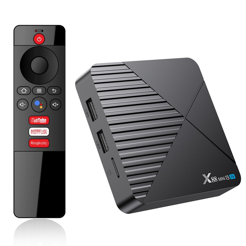 Box TV Android X88 MINI 13 — HDMI, Wi-Fi et Bluetooth