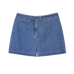 European And American Style Women's Vest Waist-tight Mid-waist Denim Shorts - Shorts-L - View 1