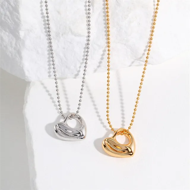 Niche Design Love Titanium Steel Necklace Gold - Shop at LoveMi