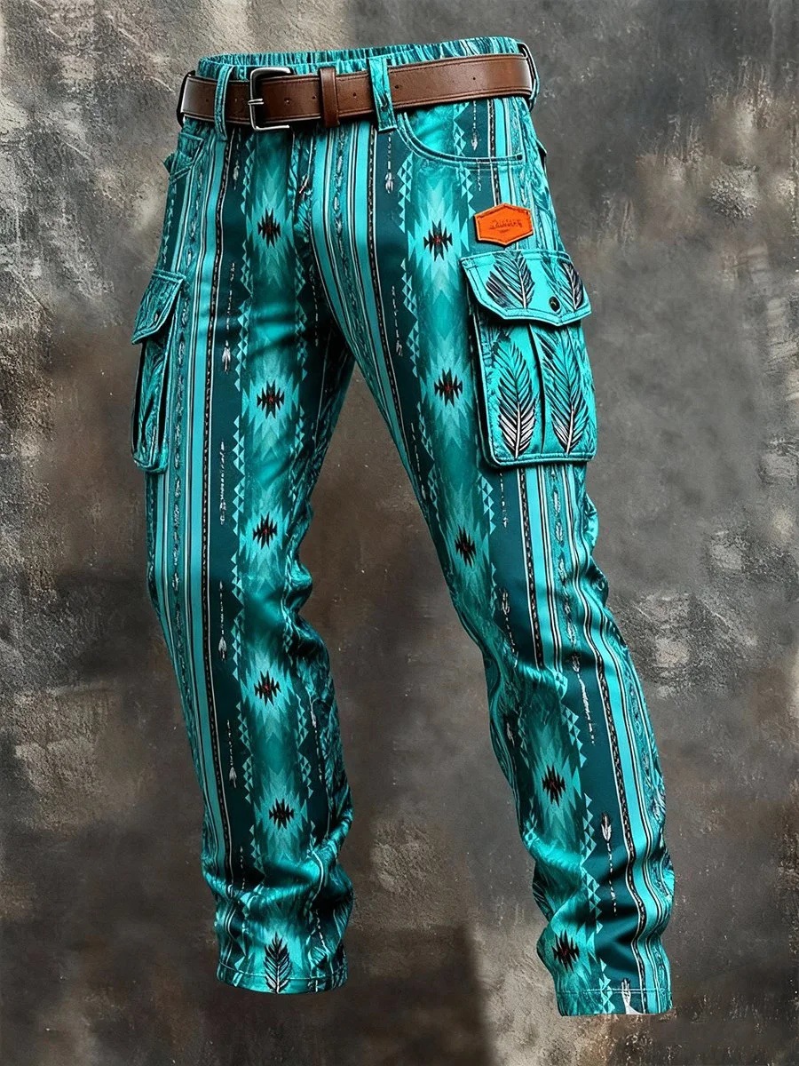 Retro Work Pants For Men In The Punk Style Inspired By Europe And America