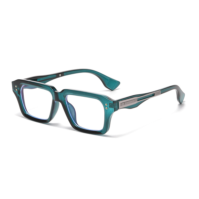 Square-rimmed Glasses European And American Beige Chic Watch The Trend