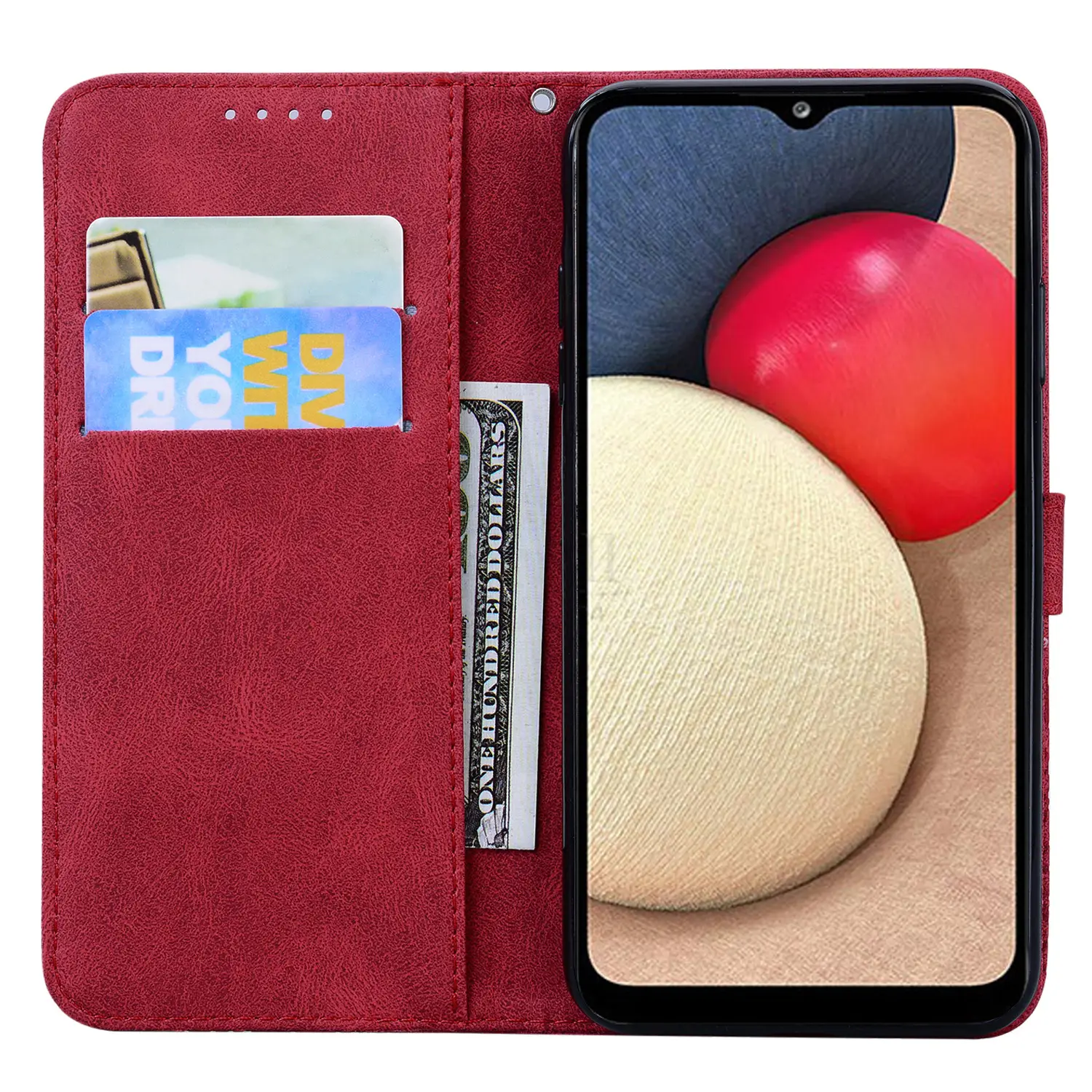 Embossed Butterfly Mobile Phone Leather Case