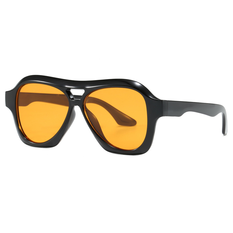 Simple Large-frame Sun-blocking Sophisticated Sunglasses - Image 4