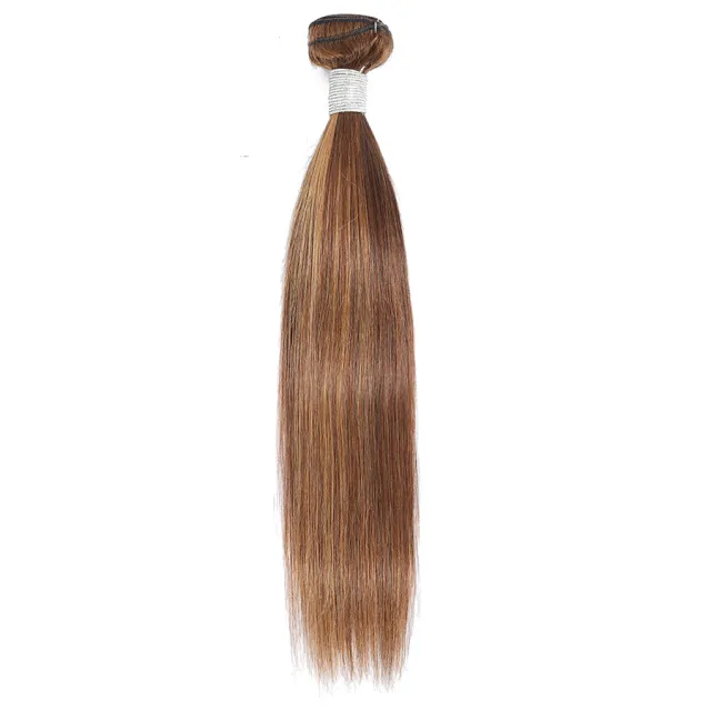 Can Be Hot Dyed Human Hair Weft Straight Strip 10A - Shop at LoveMi