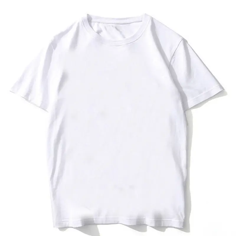 Solid White Printed Fashion Short Sleeve