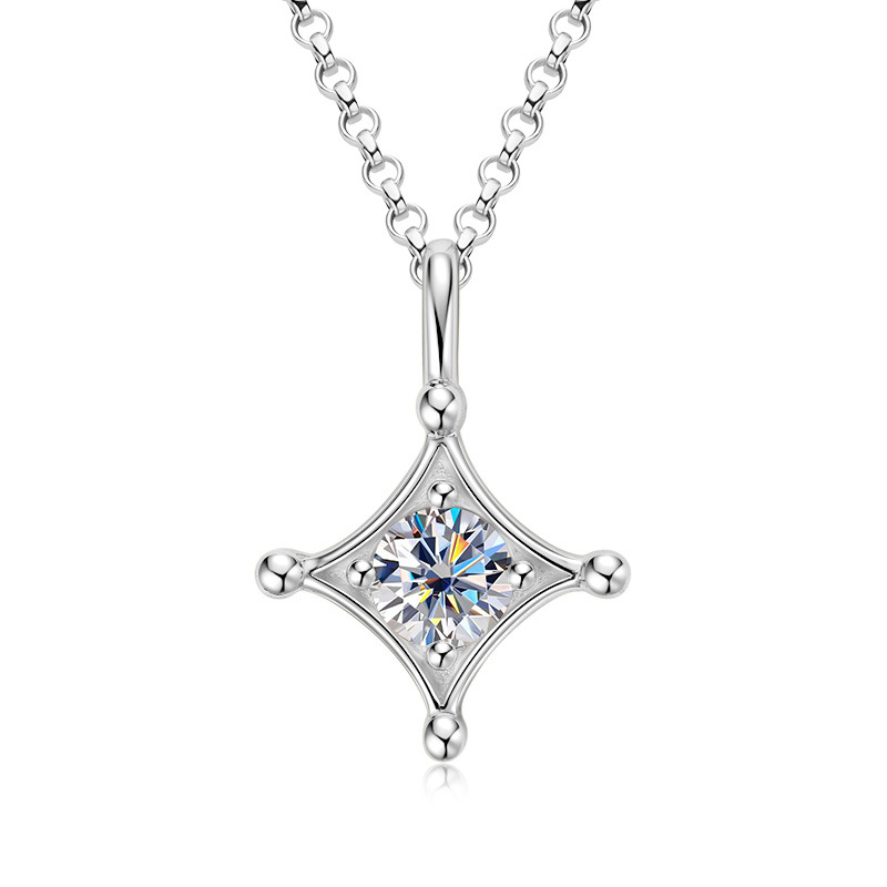 Elegant And Minimalist Moissanite High-end Necklace