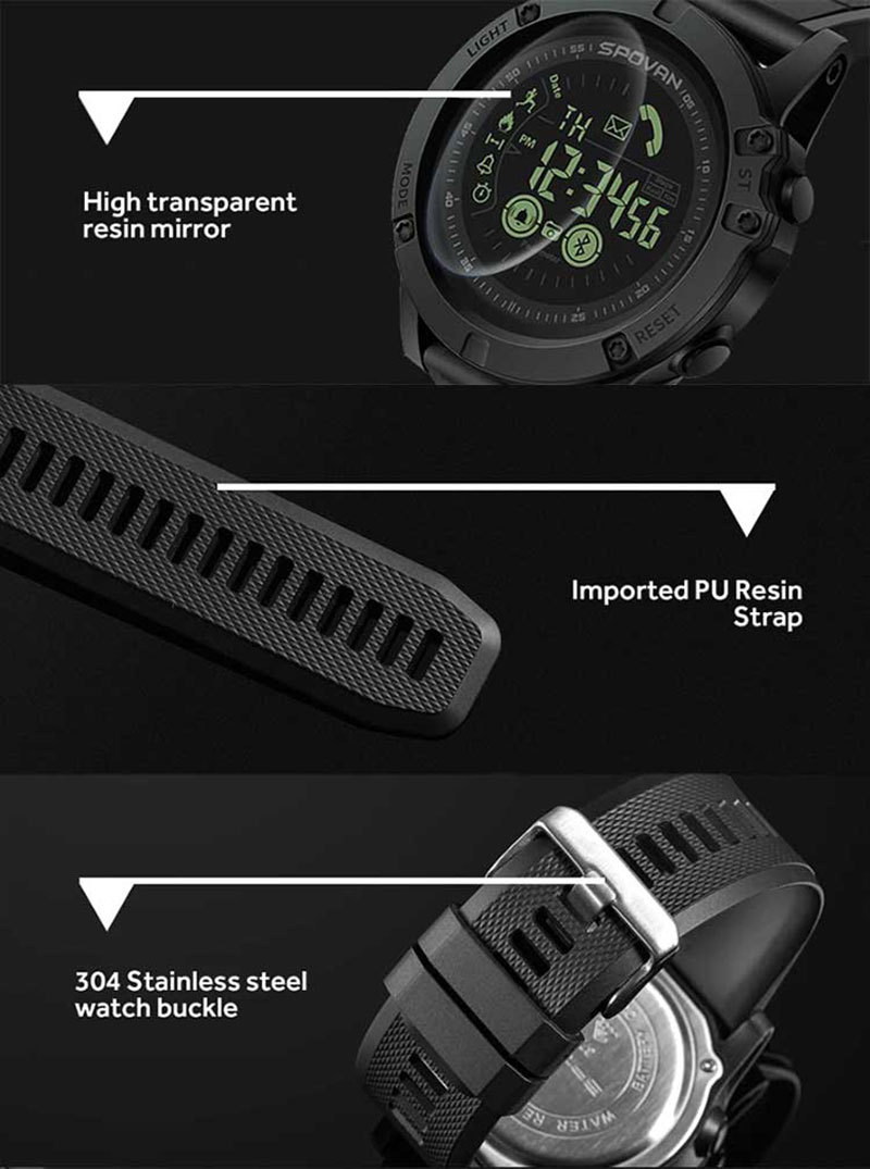 Title 3, Montre connectée Bluetooth sport, rappel de pas...