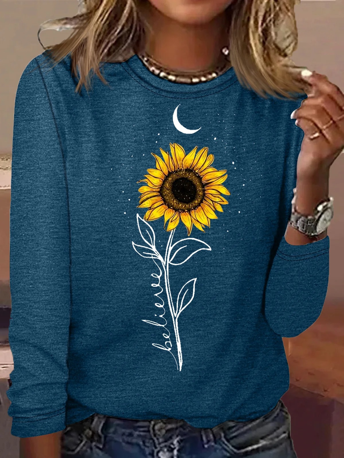 Dark Blue Sunflower