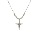 Metal Contrast-color Cross Pendant Necklace view 5