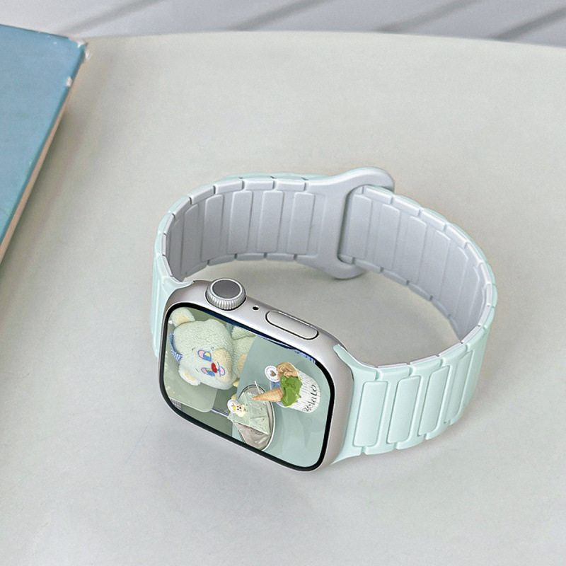 High-End Summer Light Mint Nylon Watch Strap Series