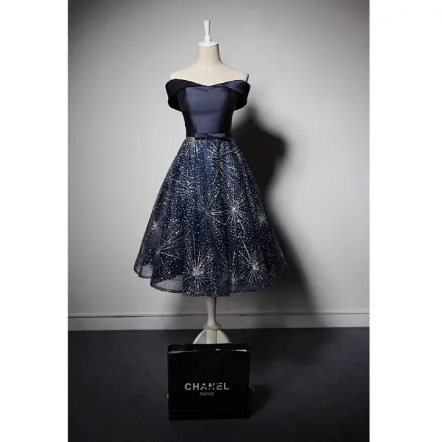 Summer Fashion Mid length Pettiskirt Dress Blue - Shop at LoveMi