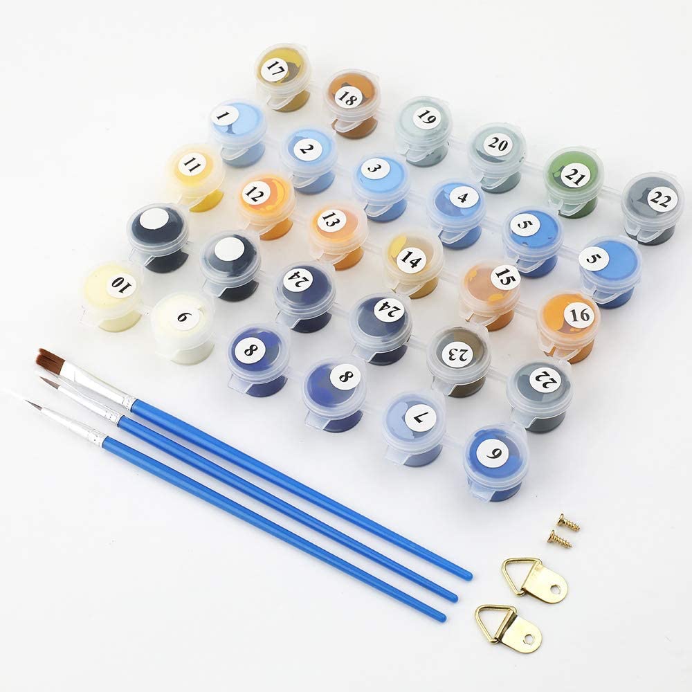Fashion Hand-painted Color Filling Diy Digital Oil Painting - 3