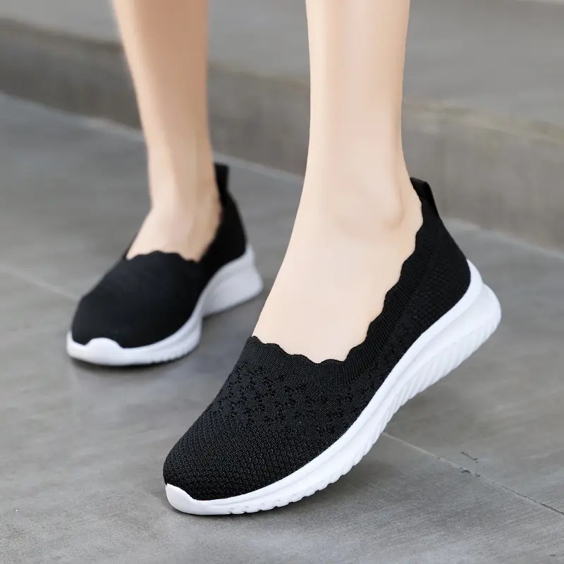 Low-cut Flying Woven Fashion Plus Size Women's