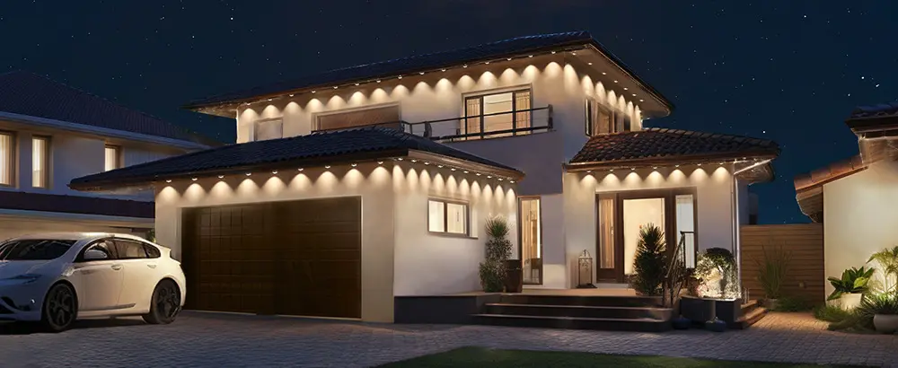 Outdoor Eaves Light Color Matching In Various