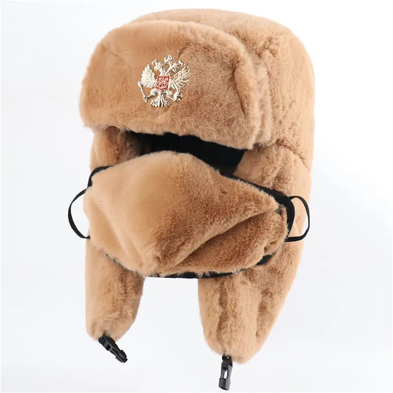 Ushanka Men And Women Imitation Rabbit Fur
