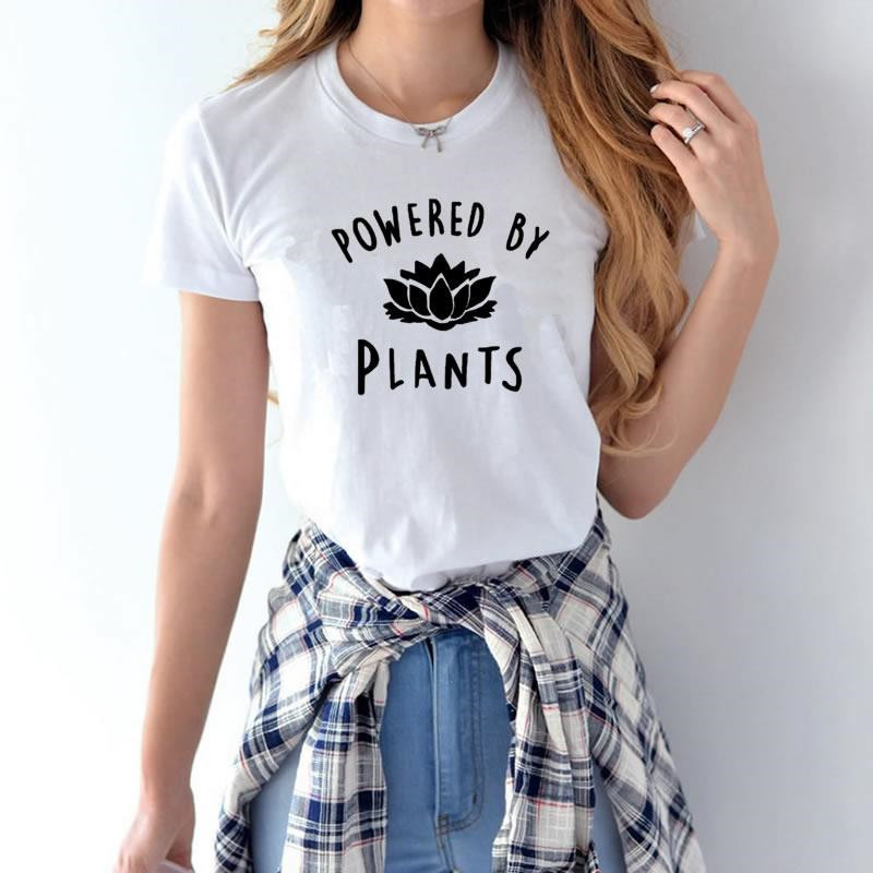 Title 7, T-shirt "Powered By Plants" pour un style de vi...