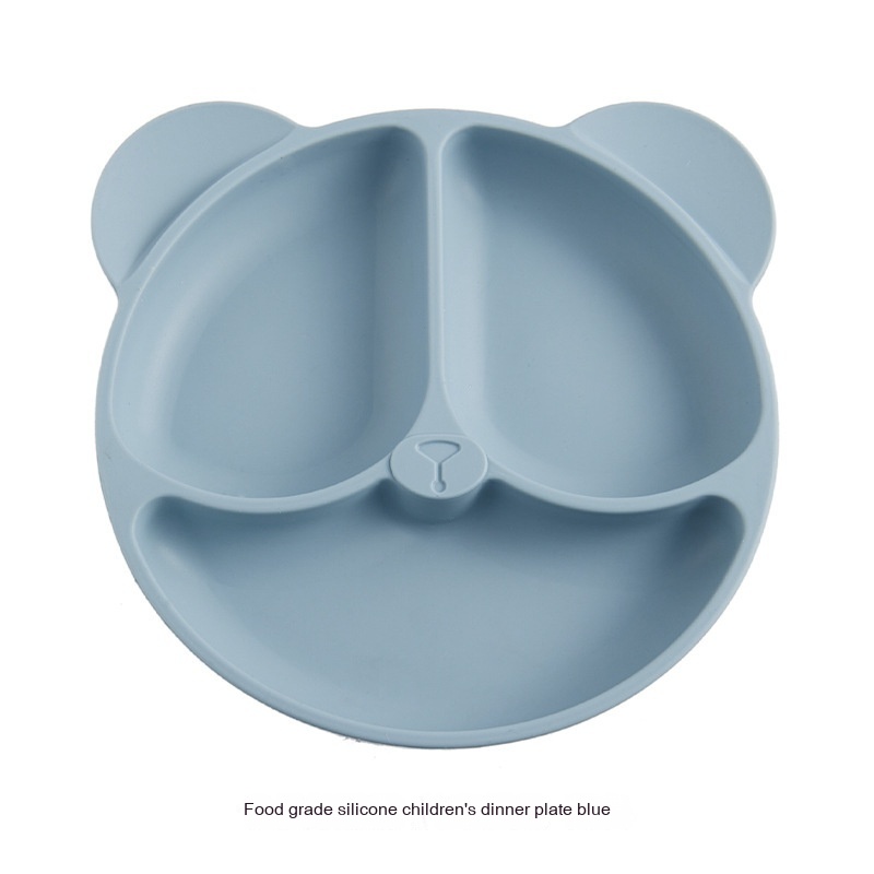 Bear Dinner Plate Blue