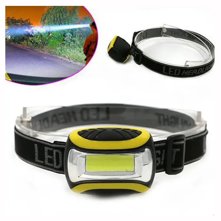 Three-speed Plastic Major Headlamp Outdoor Night Riding