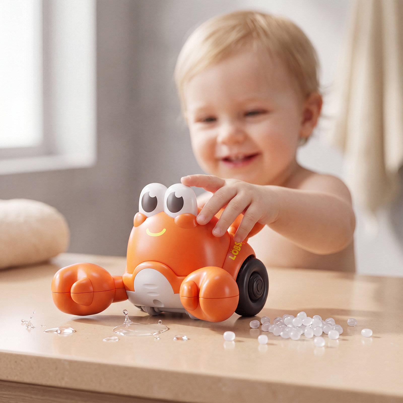DOWMOO Fun Lobster Shape Bathroom Children's Relief Toys