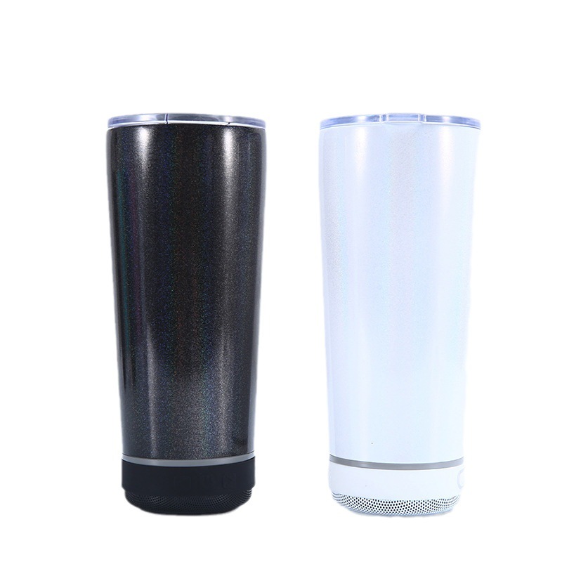 Car-mounted Stainless Steel Bluetooth Speaker Water Cup
