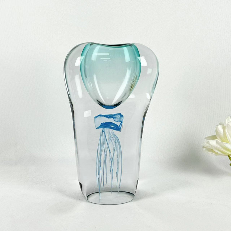 Colored Glass Vase
