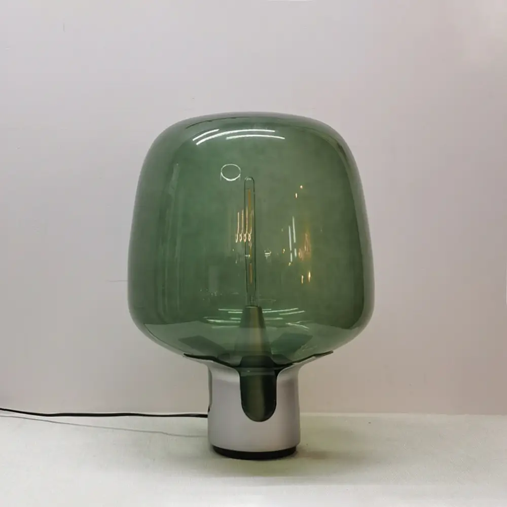 Glass Lamp Study Living Room Bedroom Decoration Bedside Lamp