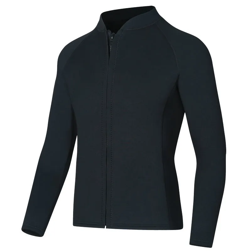 Diving Suit 3mm Split Long-sleeved Long Trousers Snorkeling Swimsuit - Black