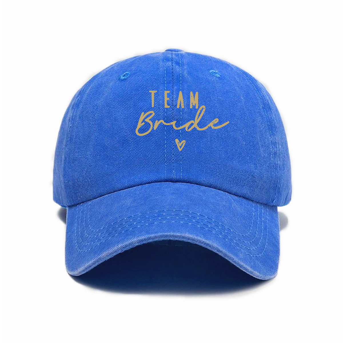 Retro Distressed Letter-print Washed Soft-crown Baseball Cap Outdoor Casual Sunshade Hat