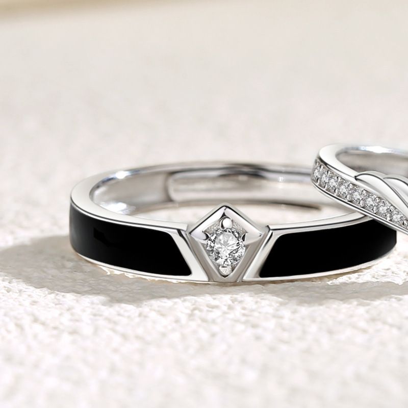 Knight Princess Couple Ring European And American Style Story Knight Guard Princess Men And Women Couple Rings