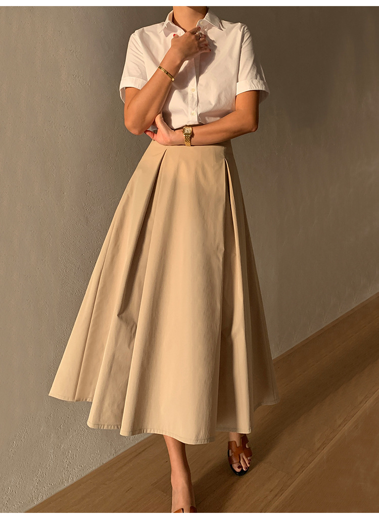 Women's Fashionable High-Waisted Elegant Casual Skirt