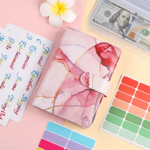 A6 Loose-leaf Binder Journal Book Notebook Leather PU 6